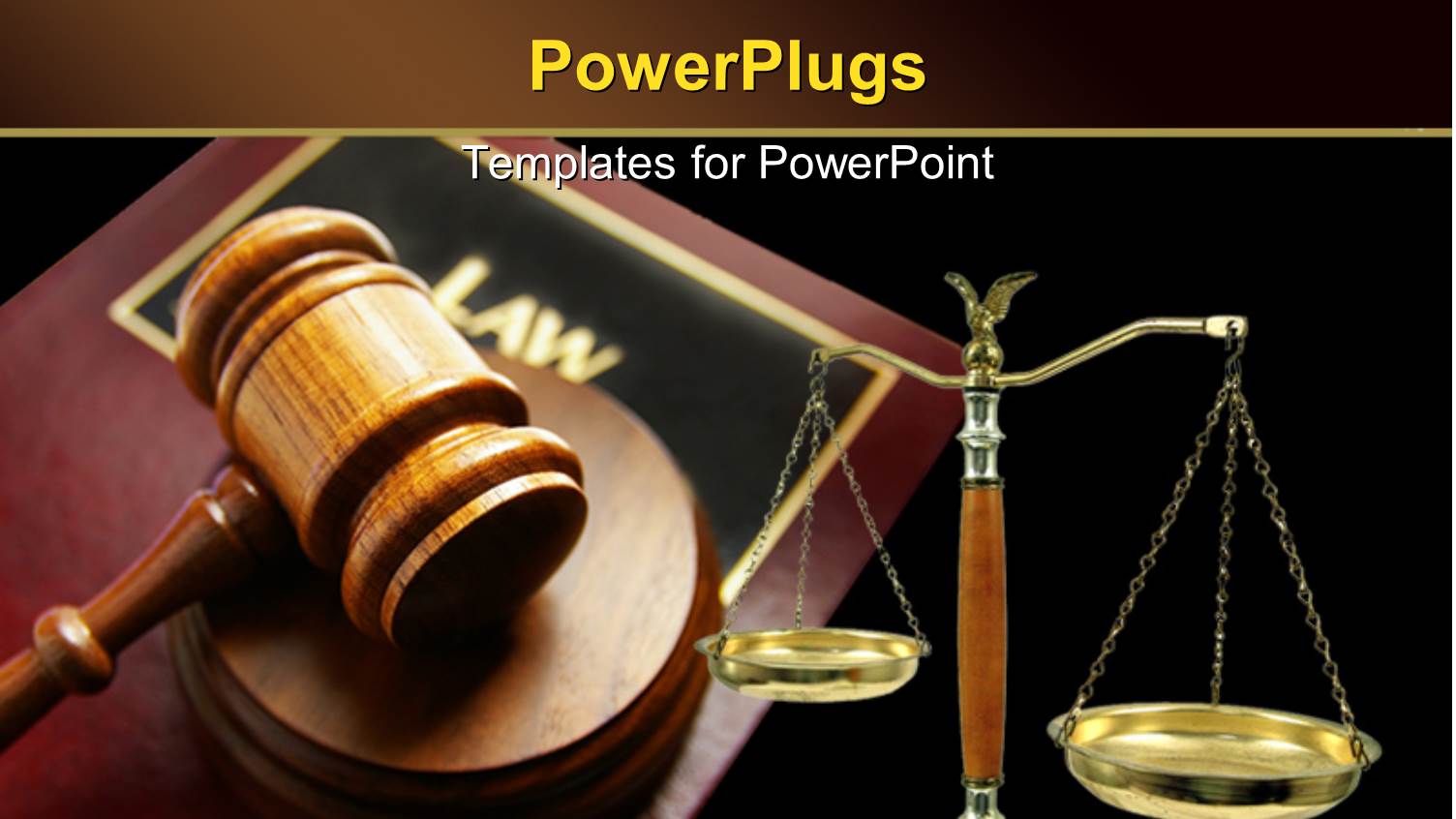 Court Gavel on Top of a Law Book and Balance