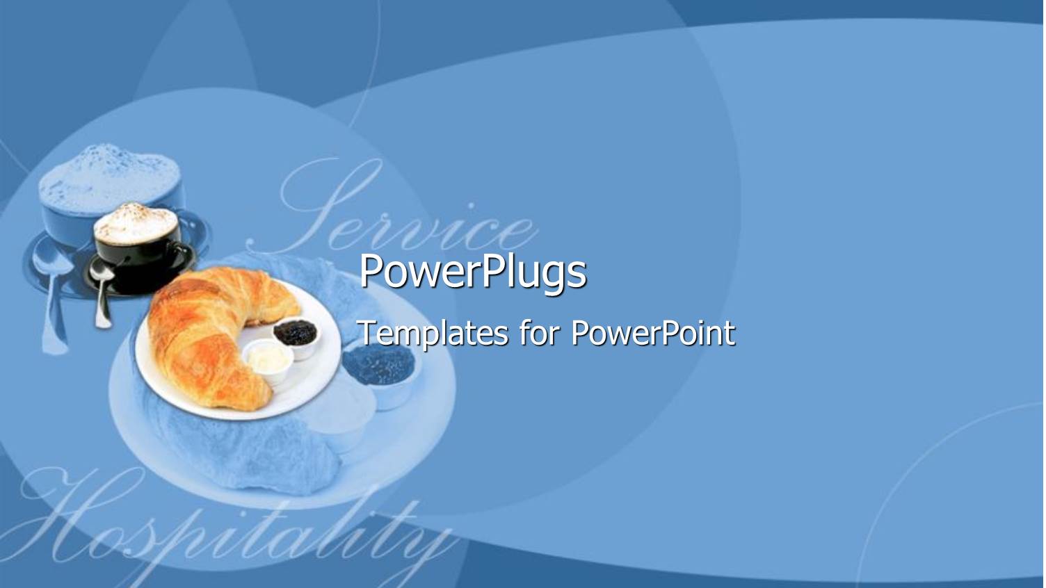 Crescent Roll on White Plate Next to Bowl of Hot Cereal