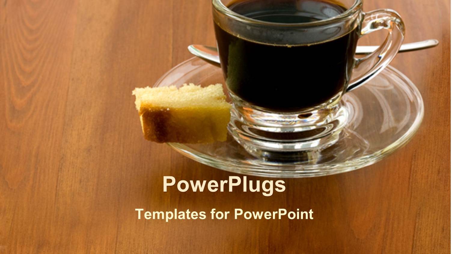 a Cup of Coffee with Cake