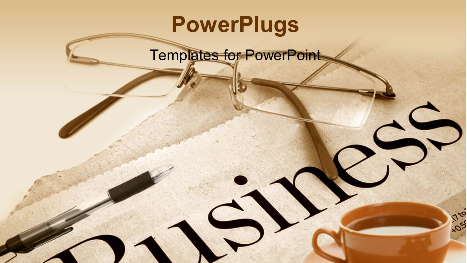 a Cup of Coffee with the Newspaper