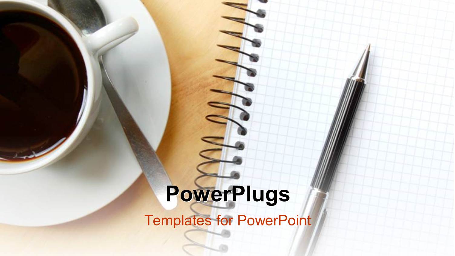 a Cup of Coffee with a Pen