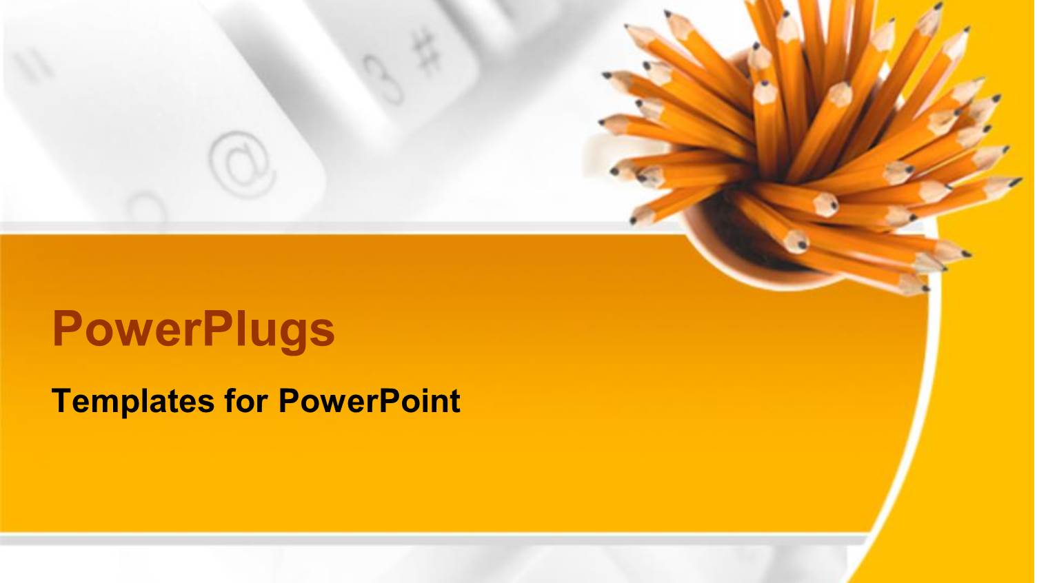 Cup with Lots of Yellow Pencils on a White and Yellow Background