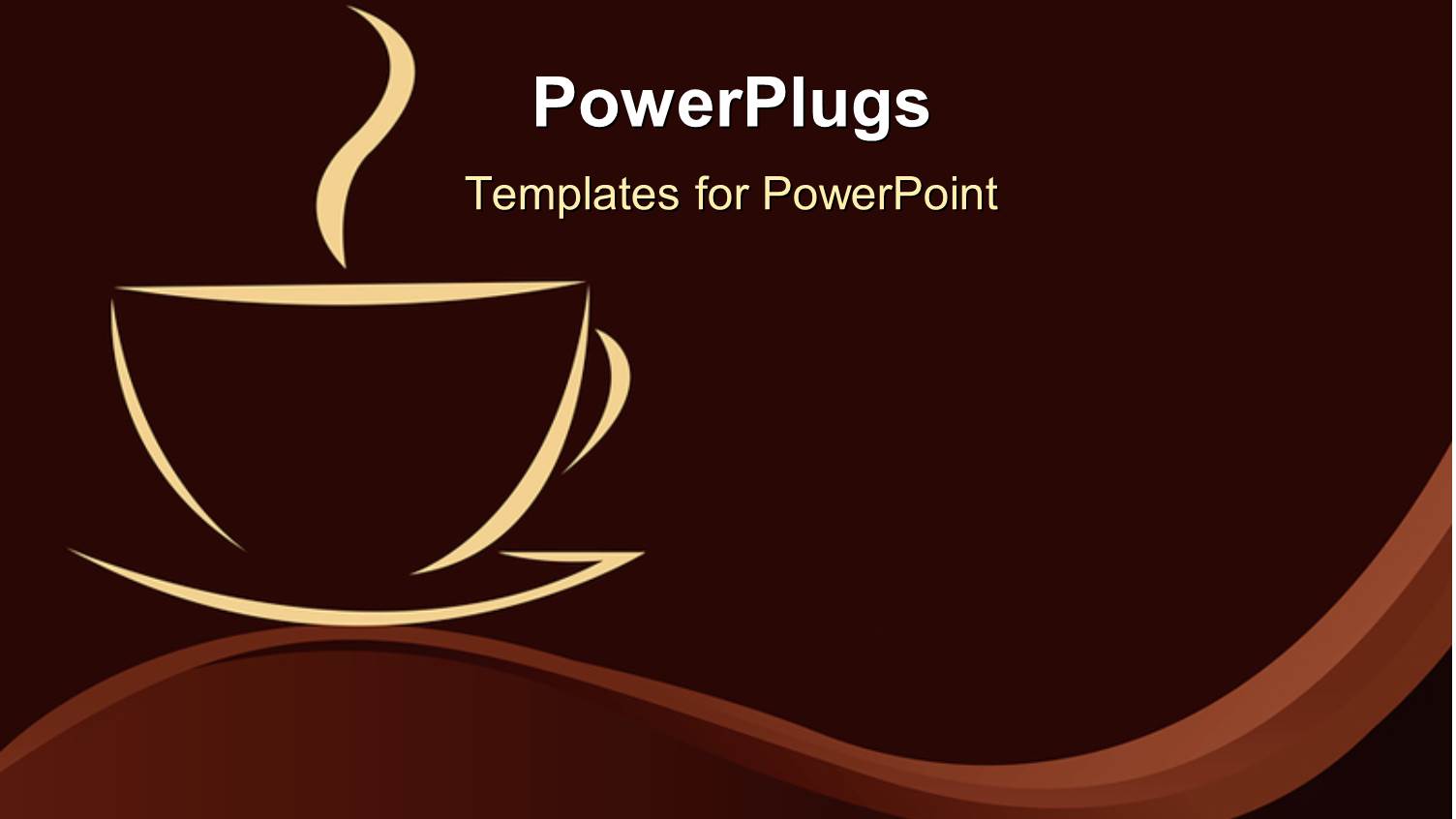 a Cup of Tea with Brownish Background