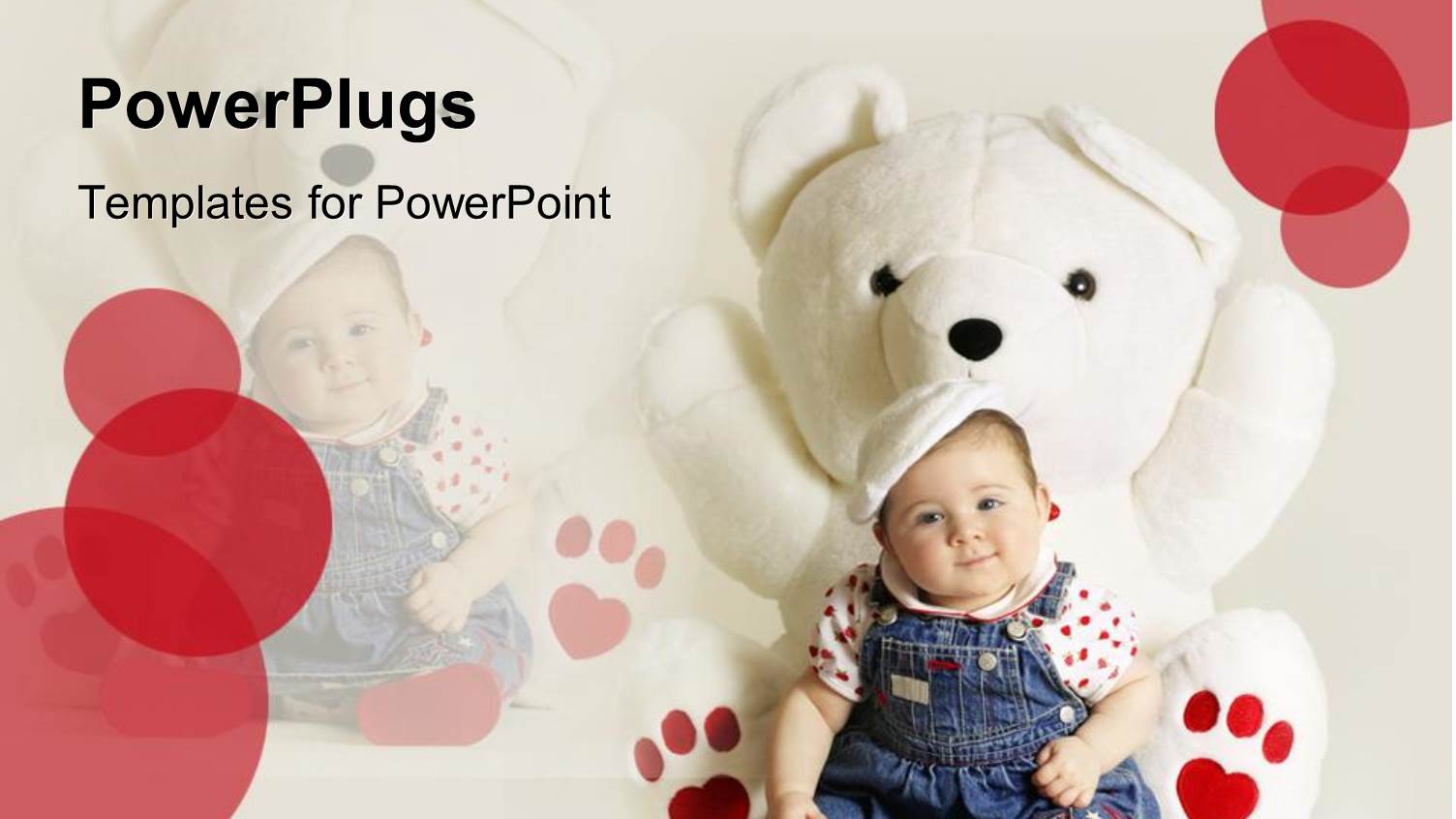 Cute Baby Places Heady in White Mascot on White Background