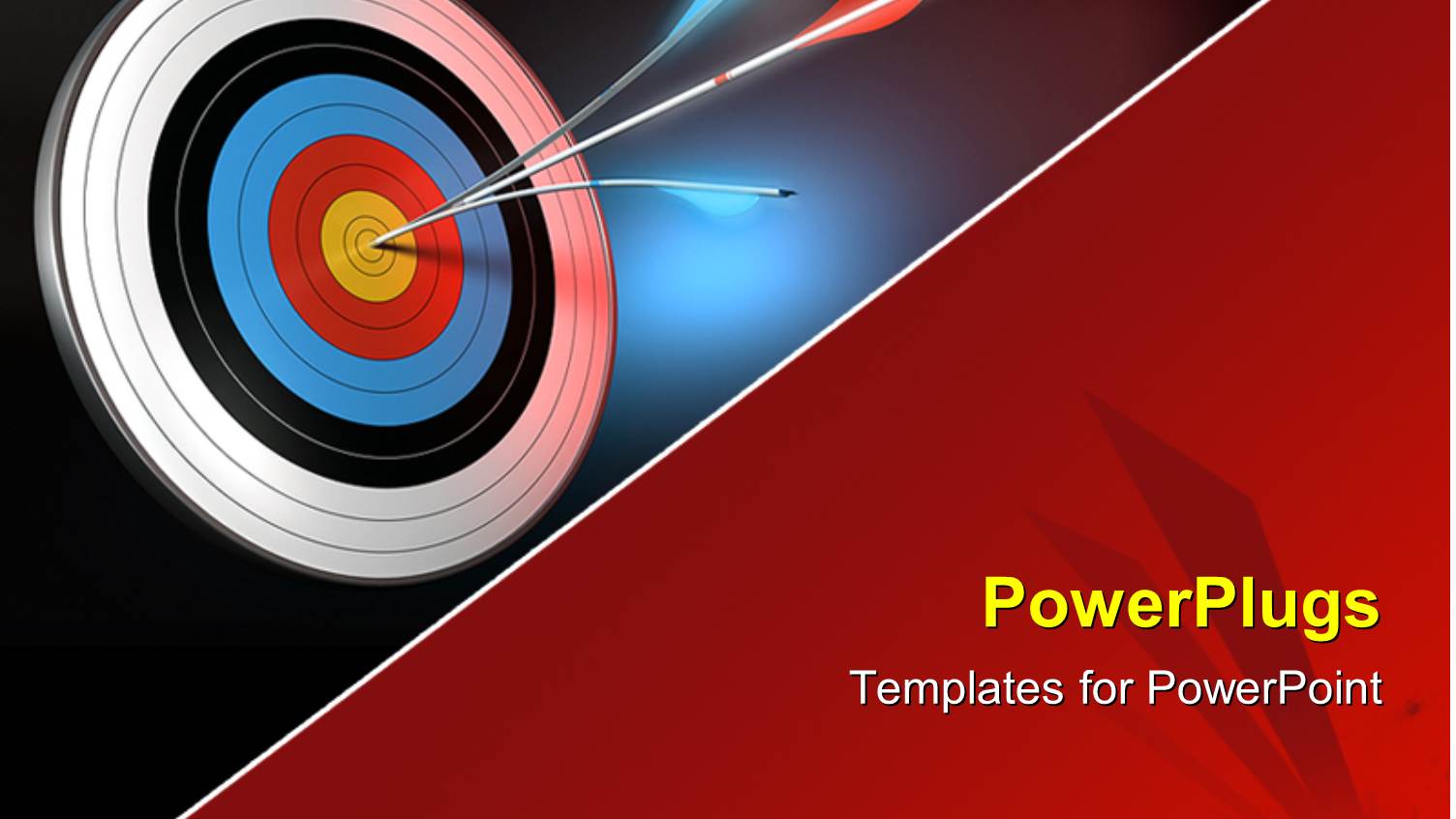 a Dartboard with an Arrow in the Middle