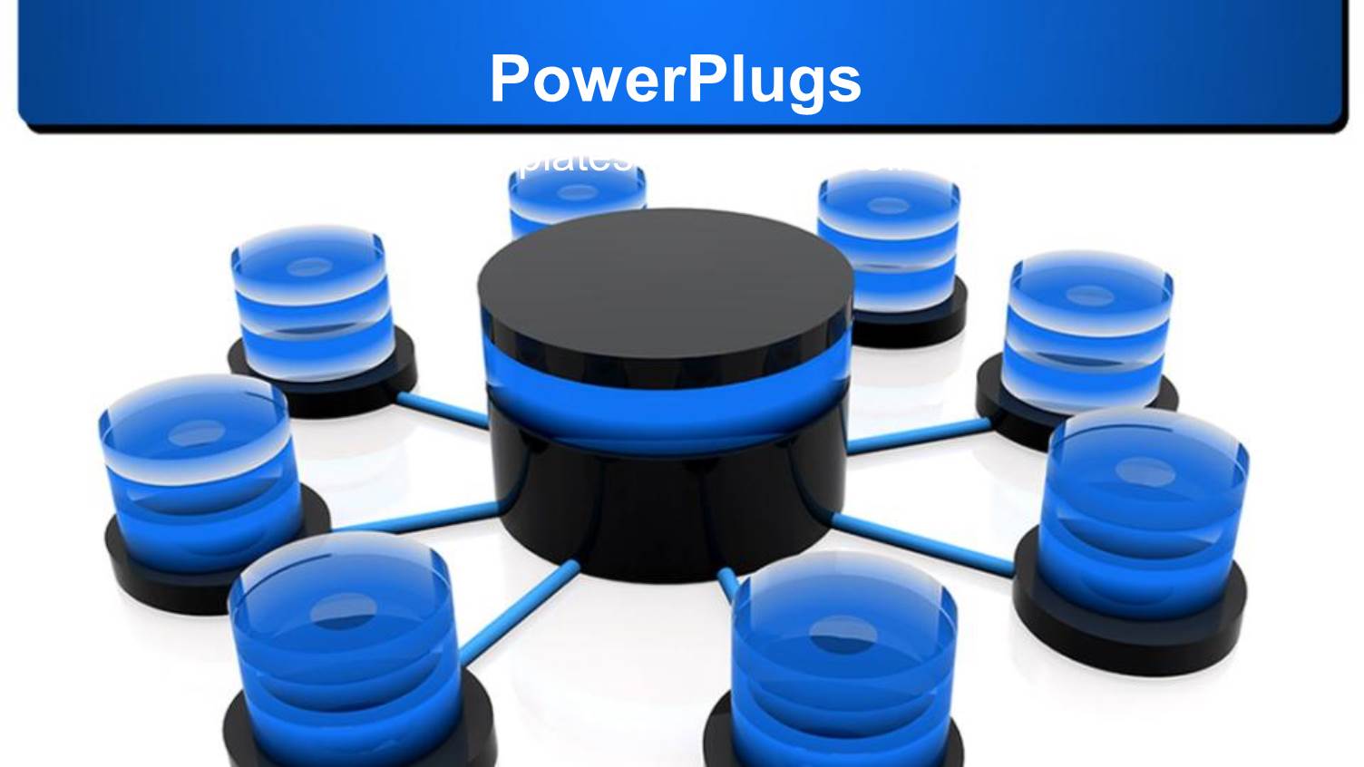 Database Structure Rotate, Mix of Blue Black and White Colors