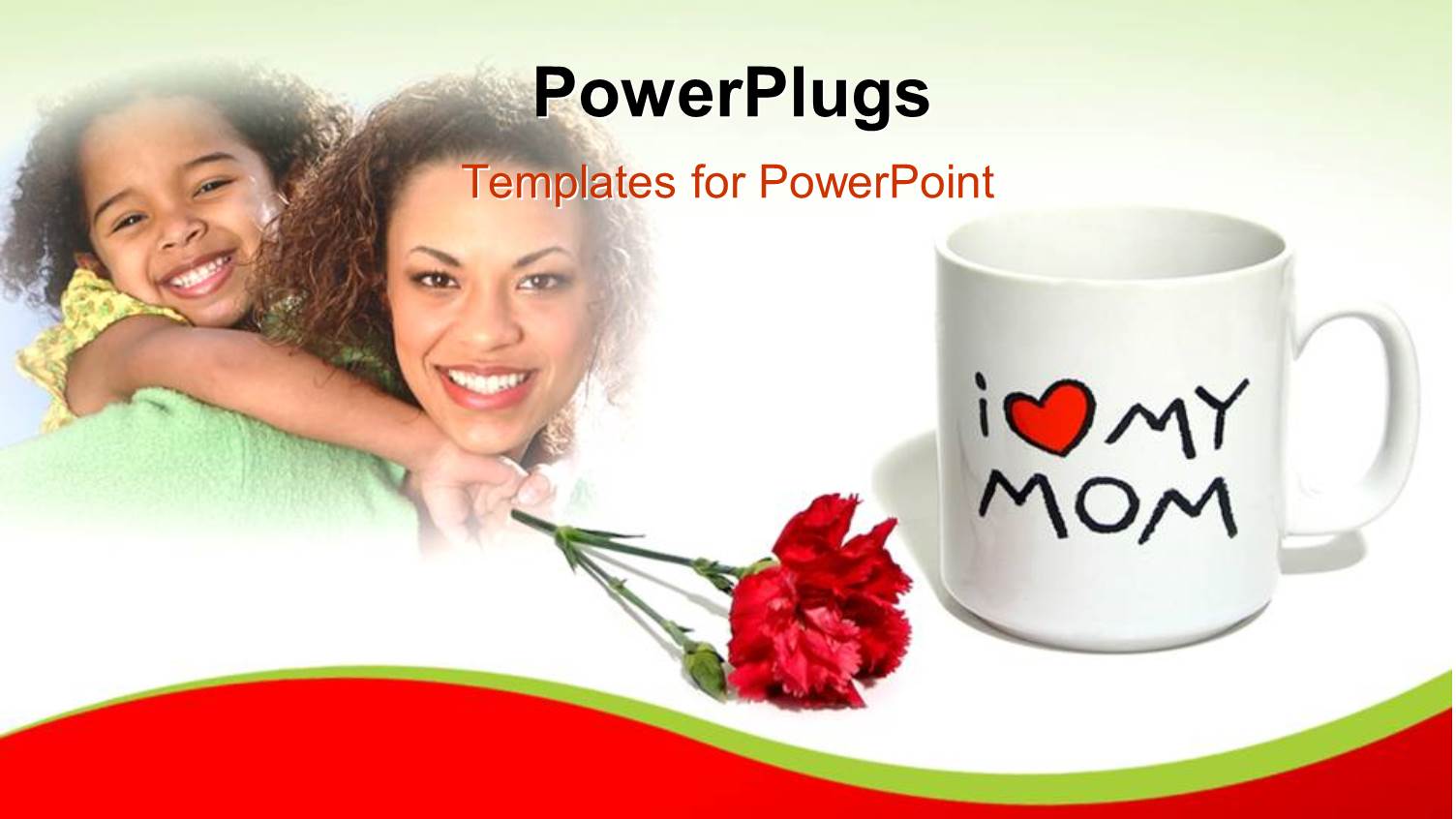 Daughter and Mother Having Fun with Rose Flower and Cup