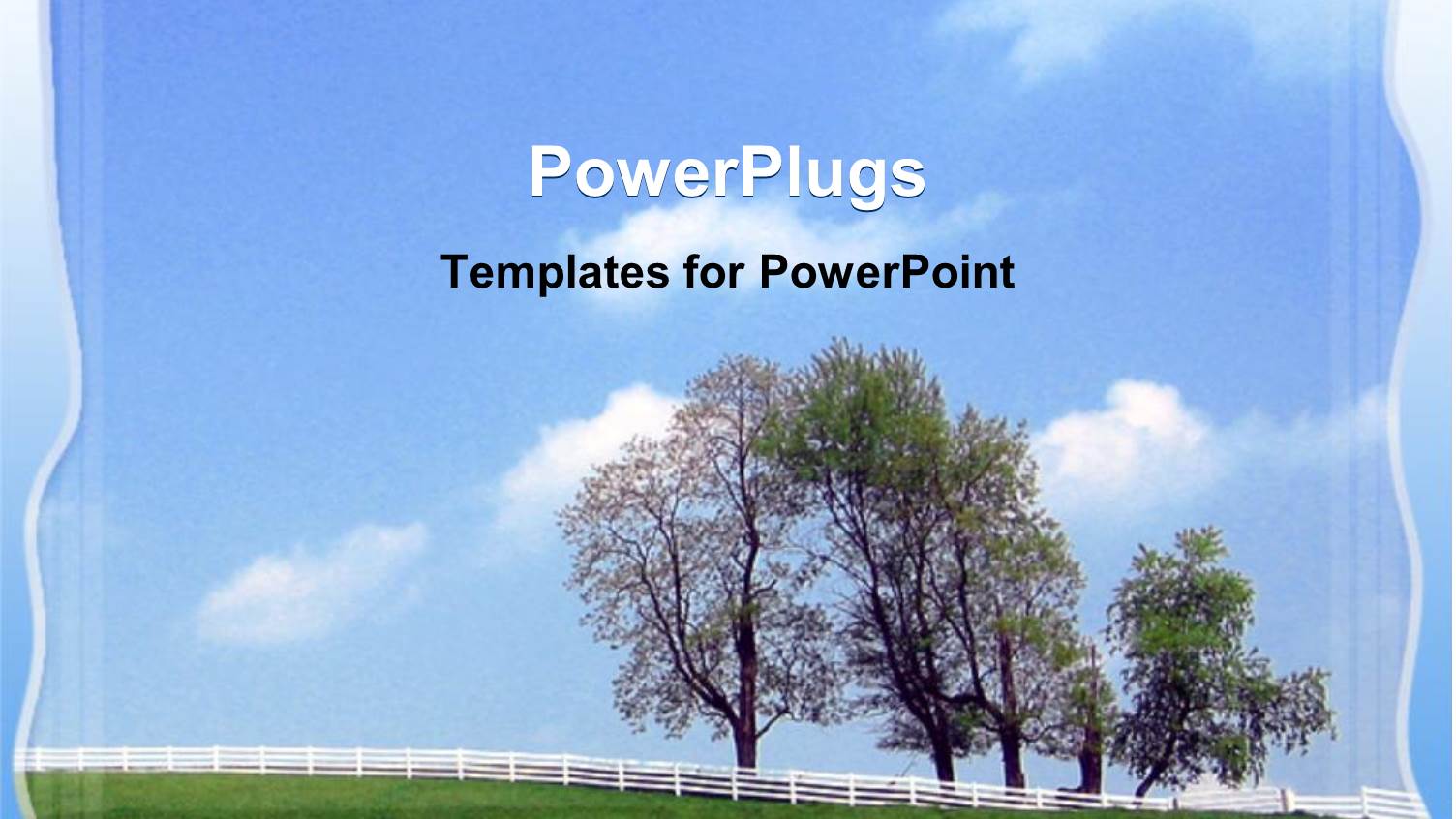 Day Light View of a Natural Landscape with Blue Skies