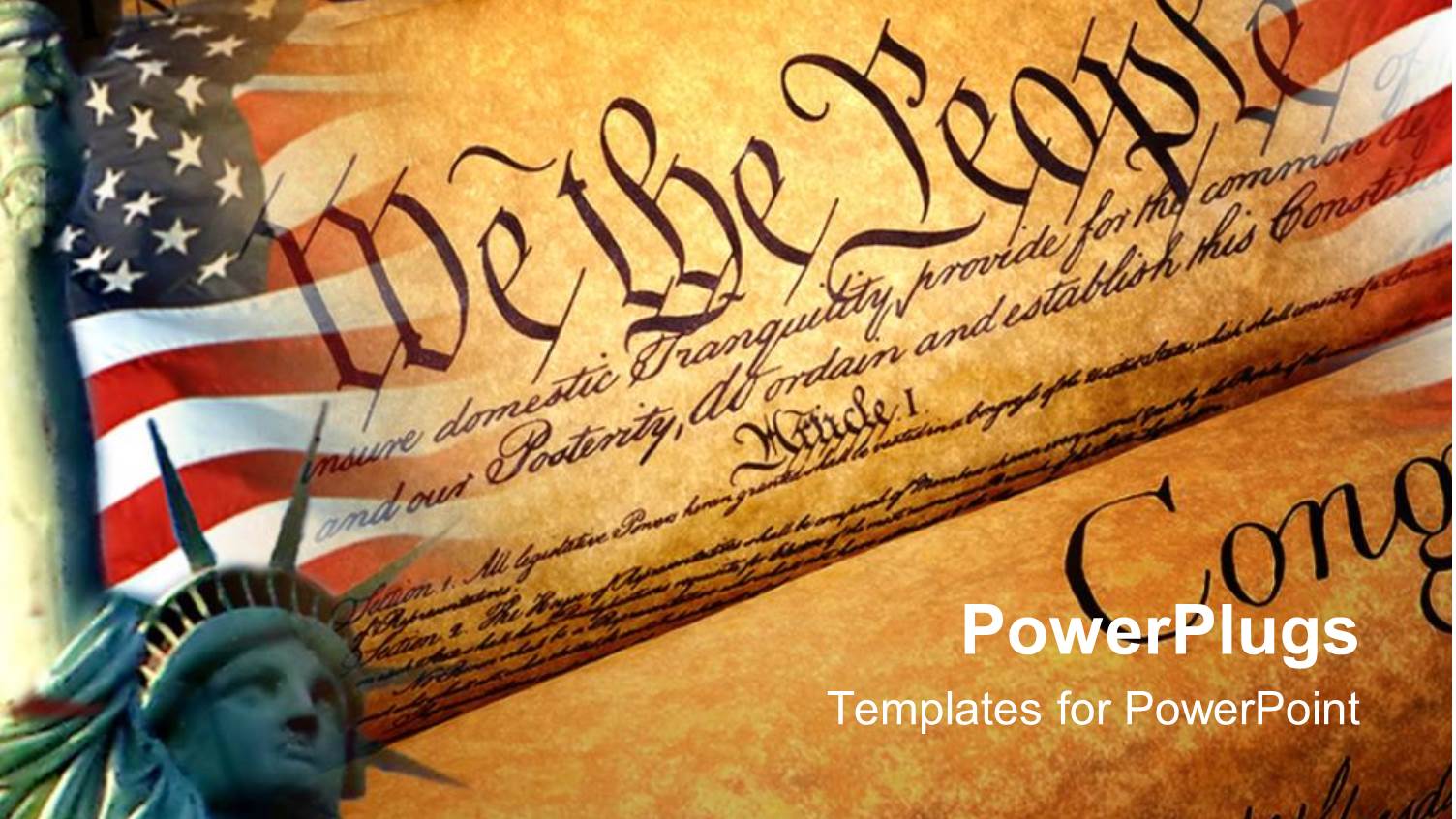 Declaration of Independence American Flag Statue of Liberty Patriotism