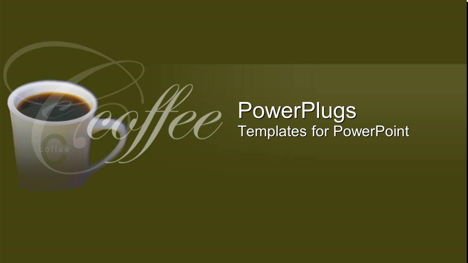 a Deep Green Background and White Coffee Mug at the Side