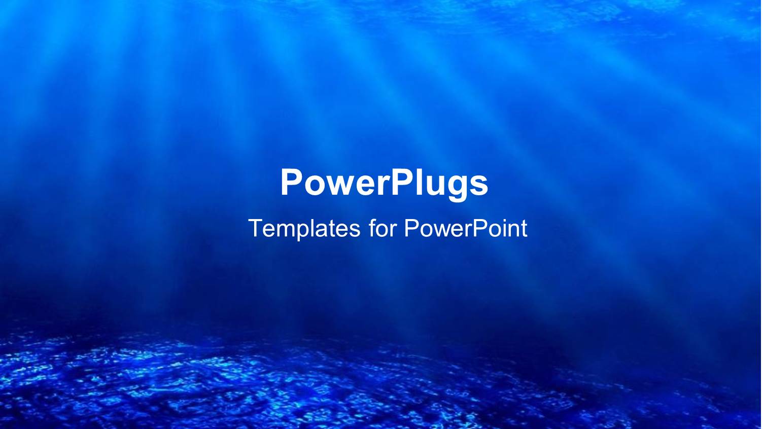 Deep Sea Diving with Blue Coral Ocean and Sun Rays as a Metaphor