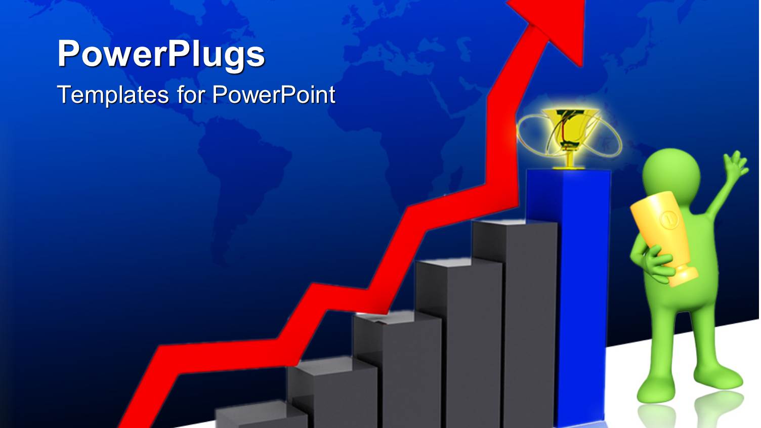 Depicting a Winner who Wins the Race have Trophy in Hand very Happy