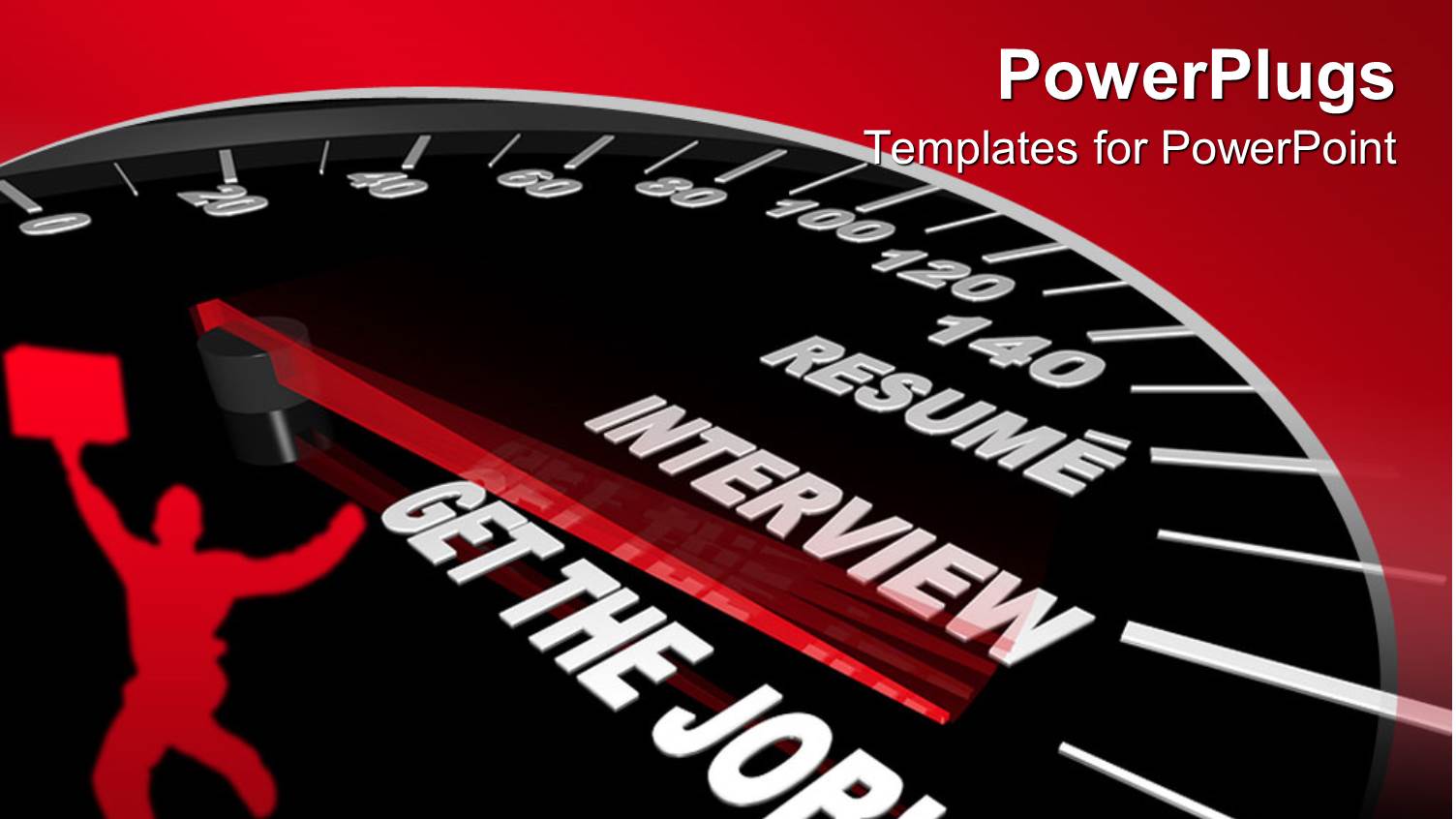 a Depiction of Applying for a Job Procedure with the Help of a Speedometer