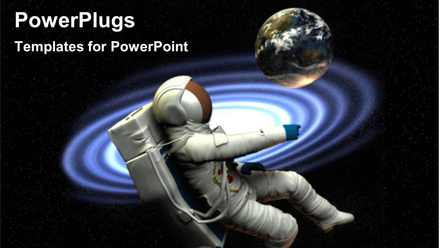 a Depiction of an Astronaut in Space Close to Earth