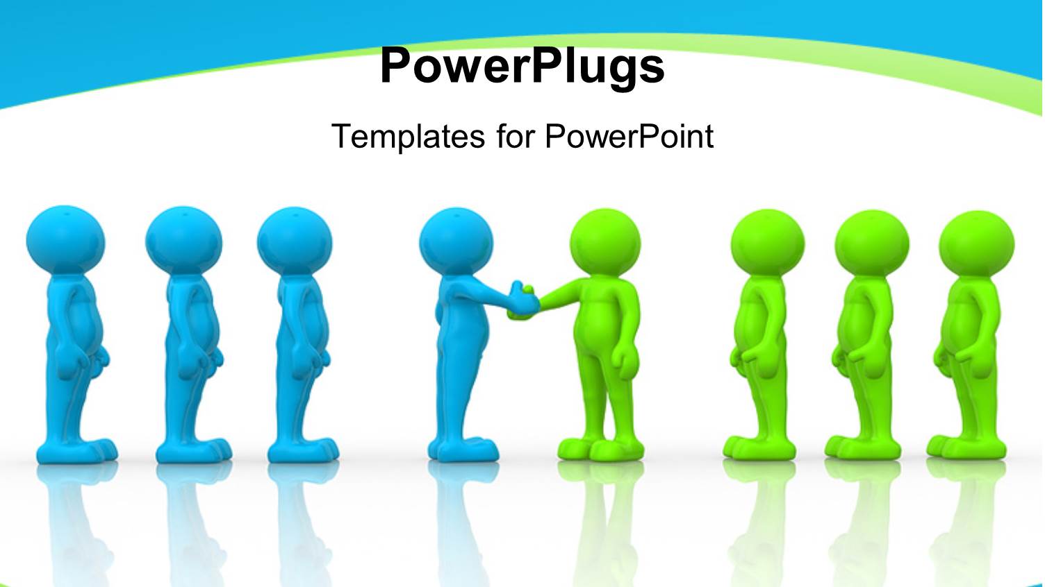 Depiction of Business Agreement with Handshake Between Two Business Teams