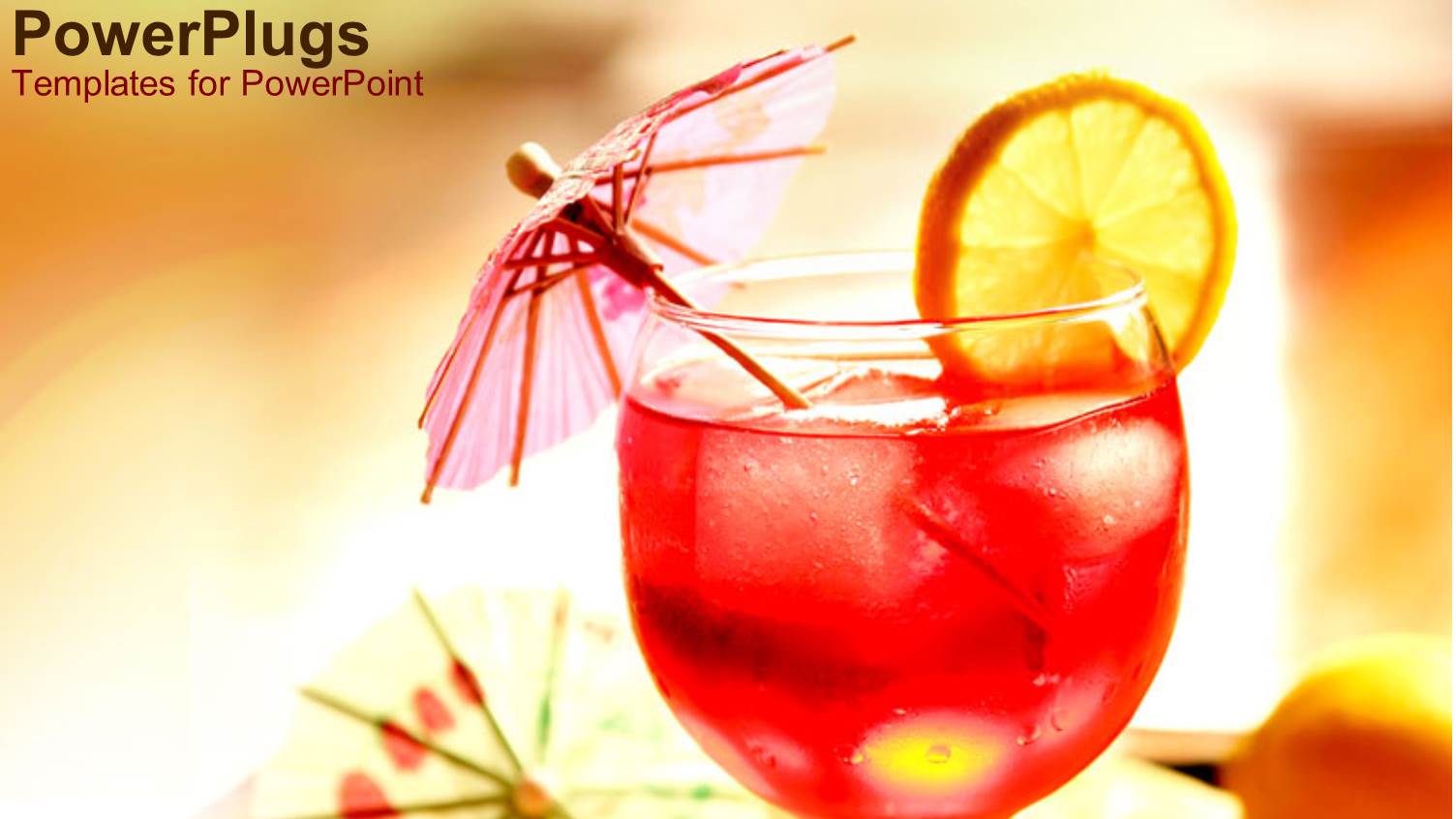 Depiction of a Cocktail Filled Glass Cup with Lime