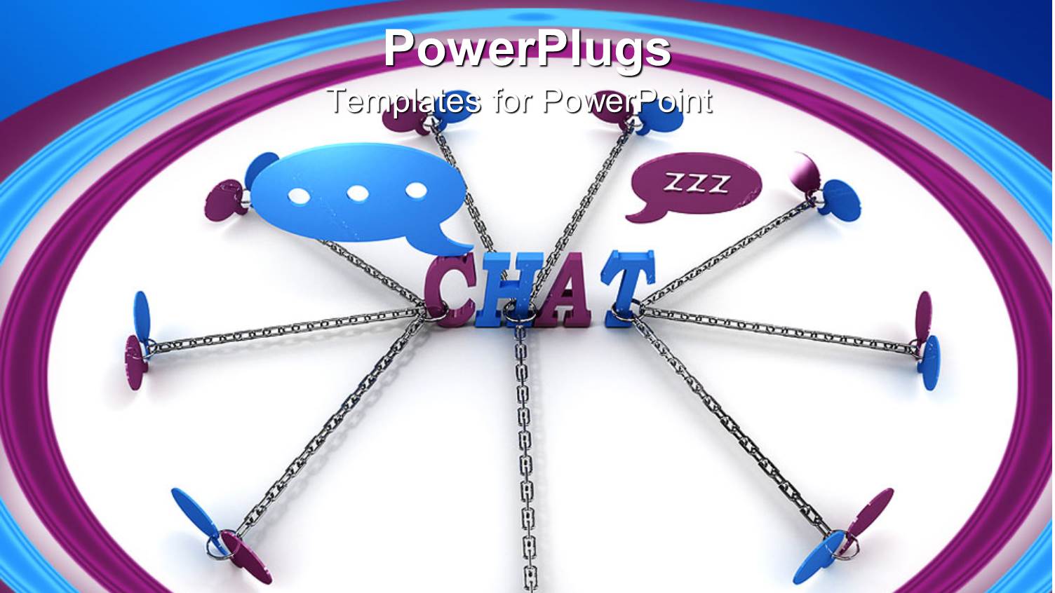 Depiction of Different Links Joining in the Middle with CHAT Text