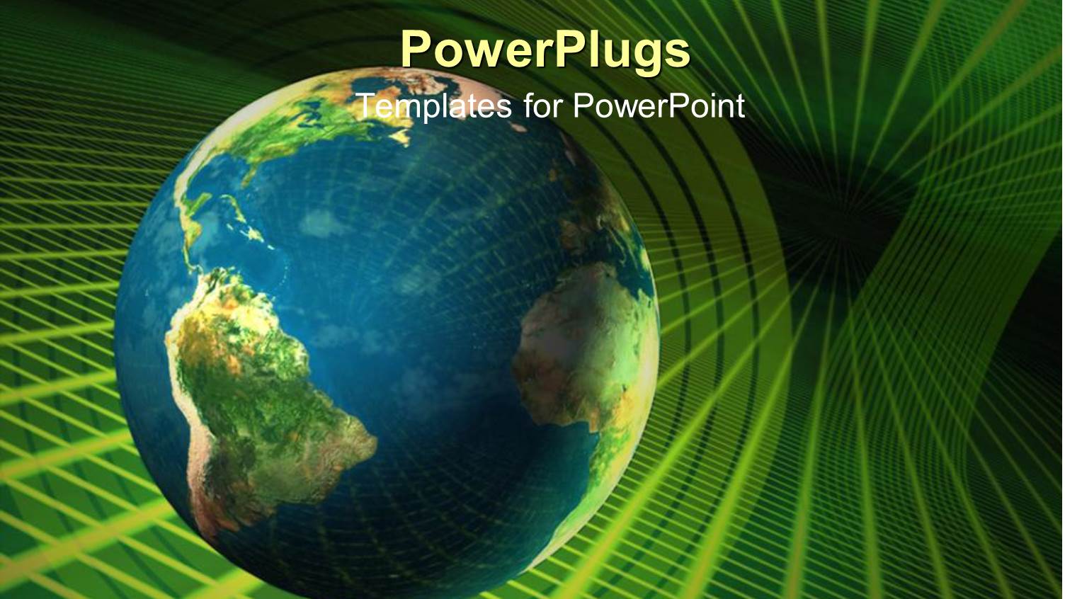 Depiction of an Earth Globe Moving Through Cyber Space