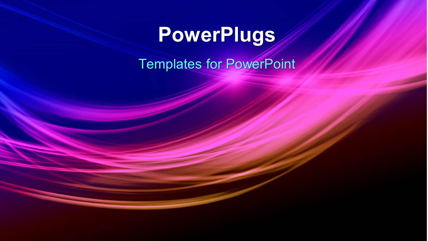 Depiction of Elegant Colorful Waves Over Blue Solid Background