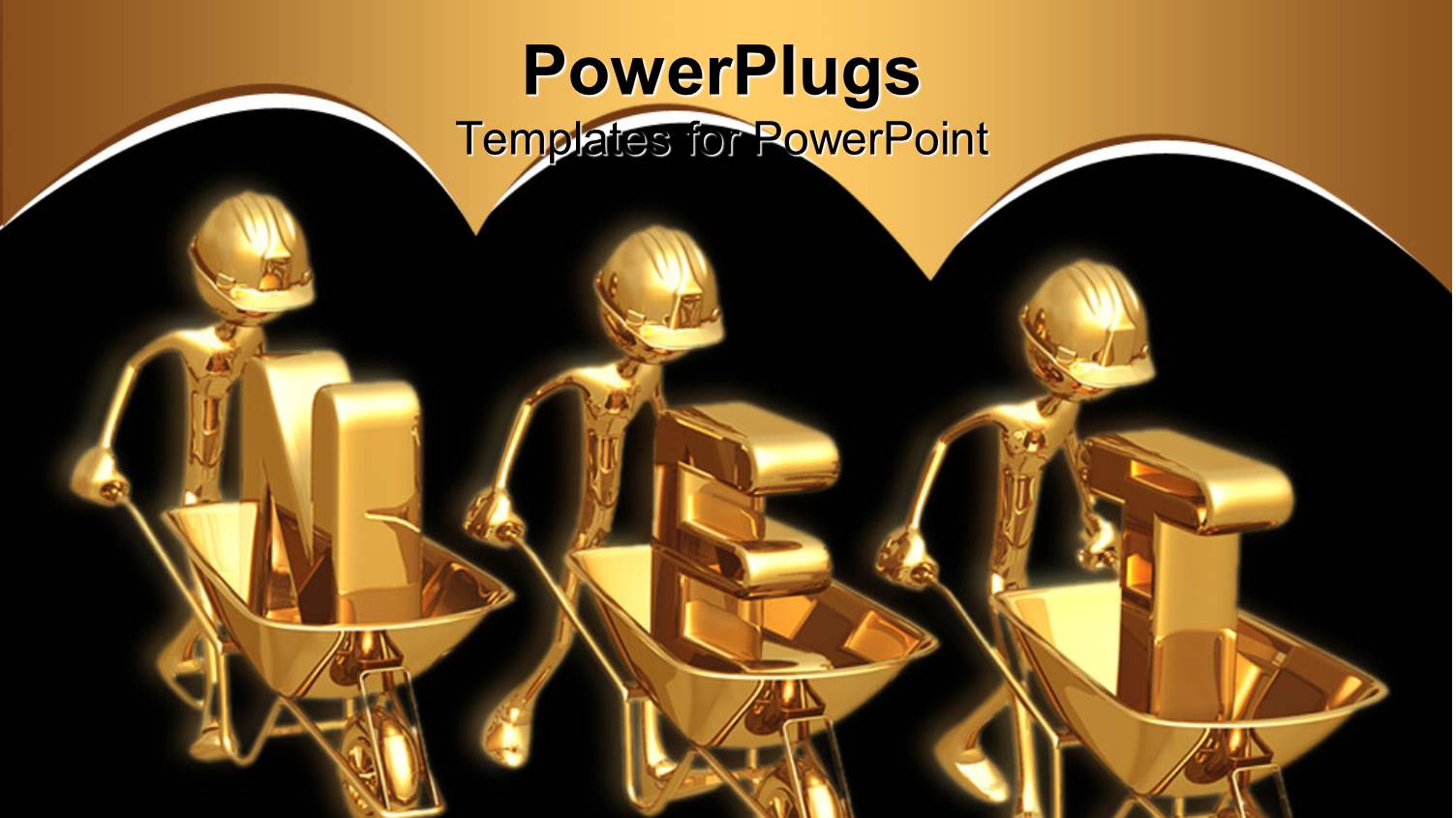 Depiction of Engineer Carrying Letters NET in a Wheel Barrow 