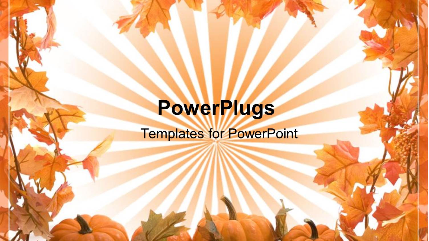 Depiction of Fall Season with Old Leaves Shedding and Pumpkins