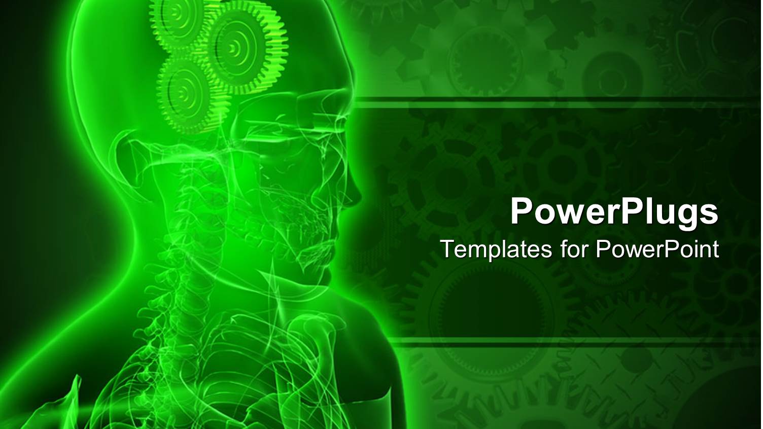 the Depiction of a Human Being's Upper Body in X-ray Form