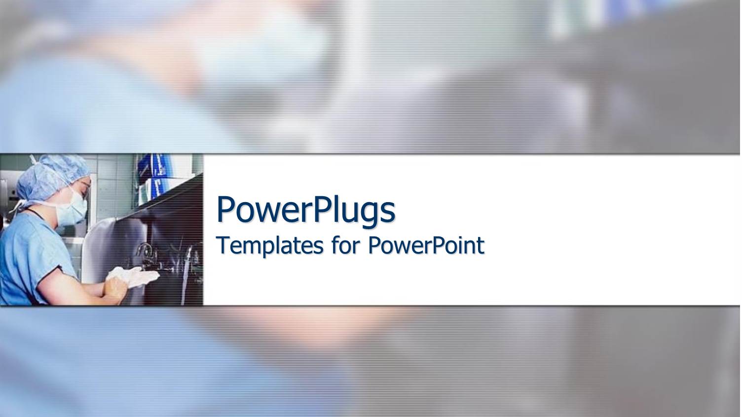 Depiction of a Human Wearing Surgical Gown and Gloves