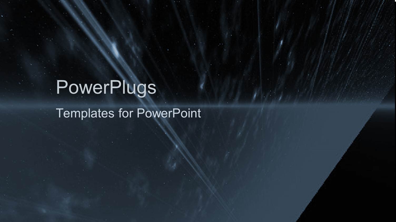 Depiction of Light Rays Falling on Black Background