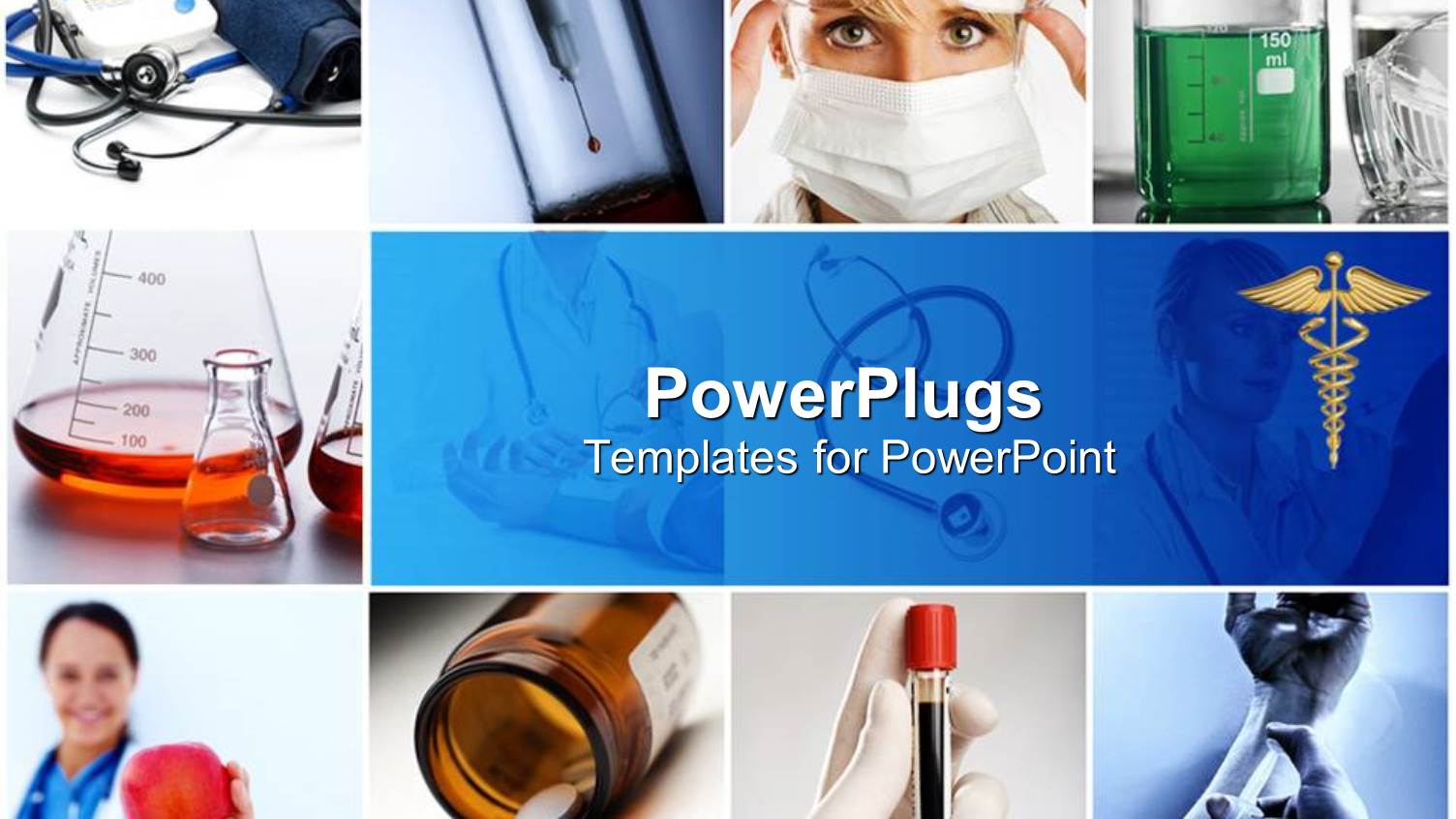 a Depiction of Medical Related People, Material and Signs