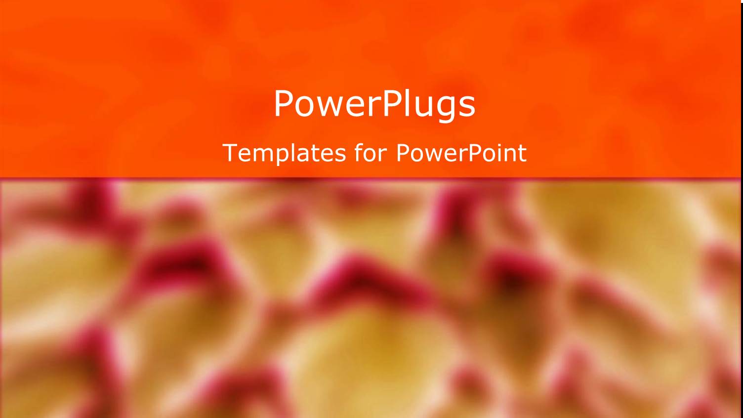 Depiction of an Orange Surface with Blurry Red Background