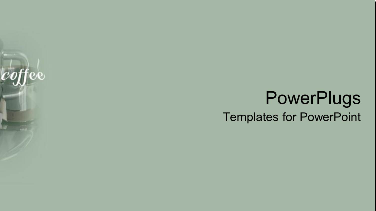 Depiction of  a Plain Ash and Background  with Coffee Text