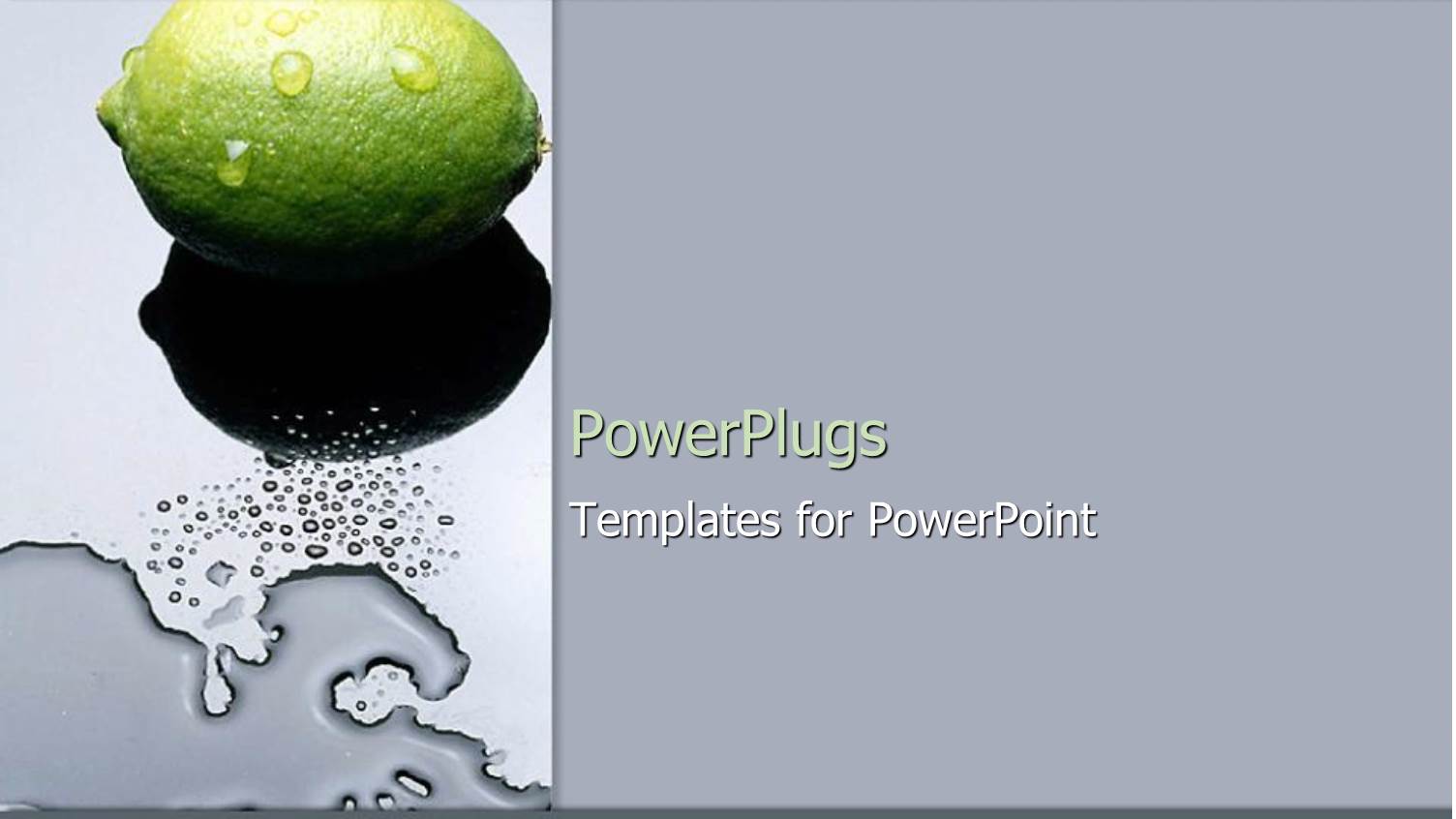 Depiction of a Plain Ash Background with a Lime and Liquid