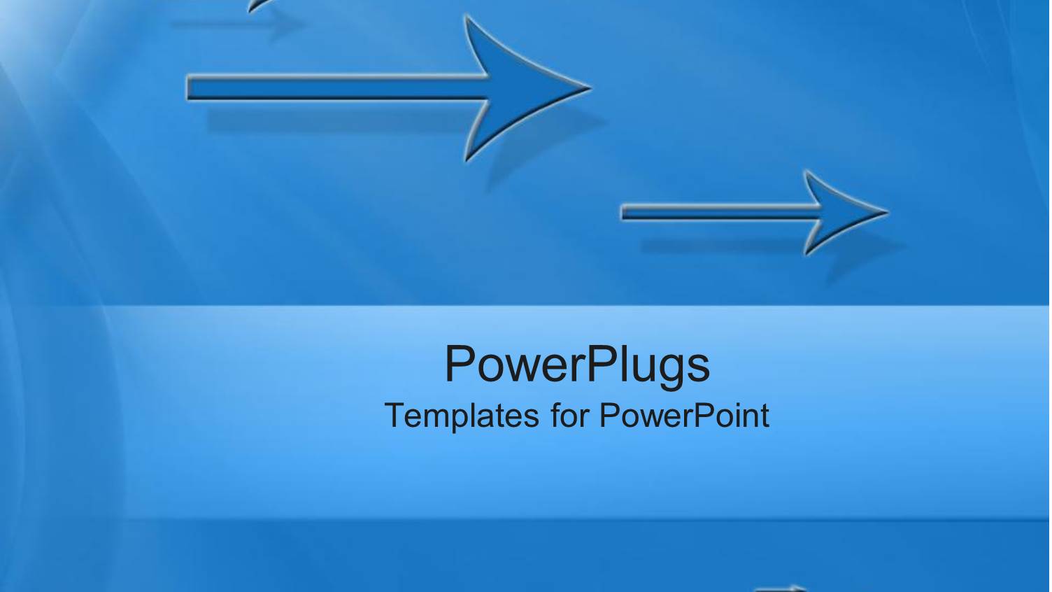 Depiction of a Plain Blue Background with Lots of Arrows