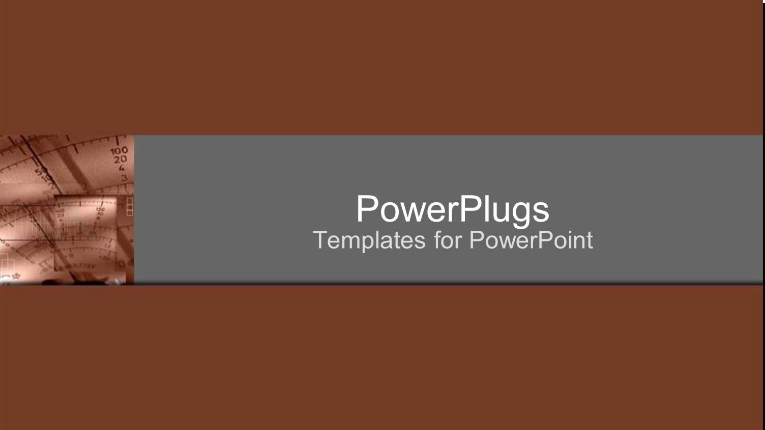 Depiction of a Plain Brown and White Background Board