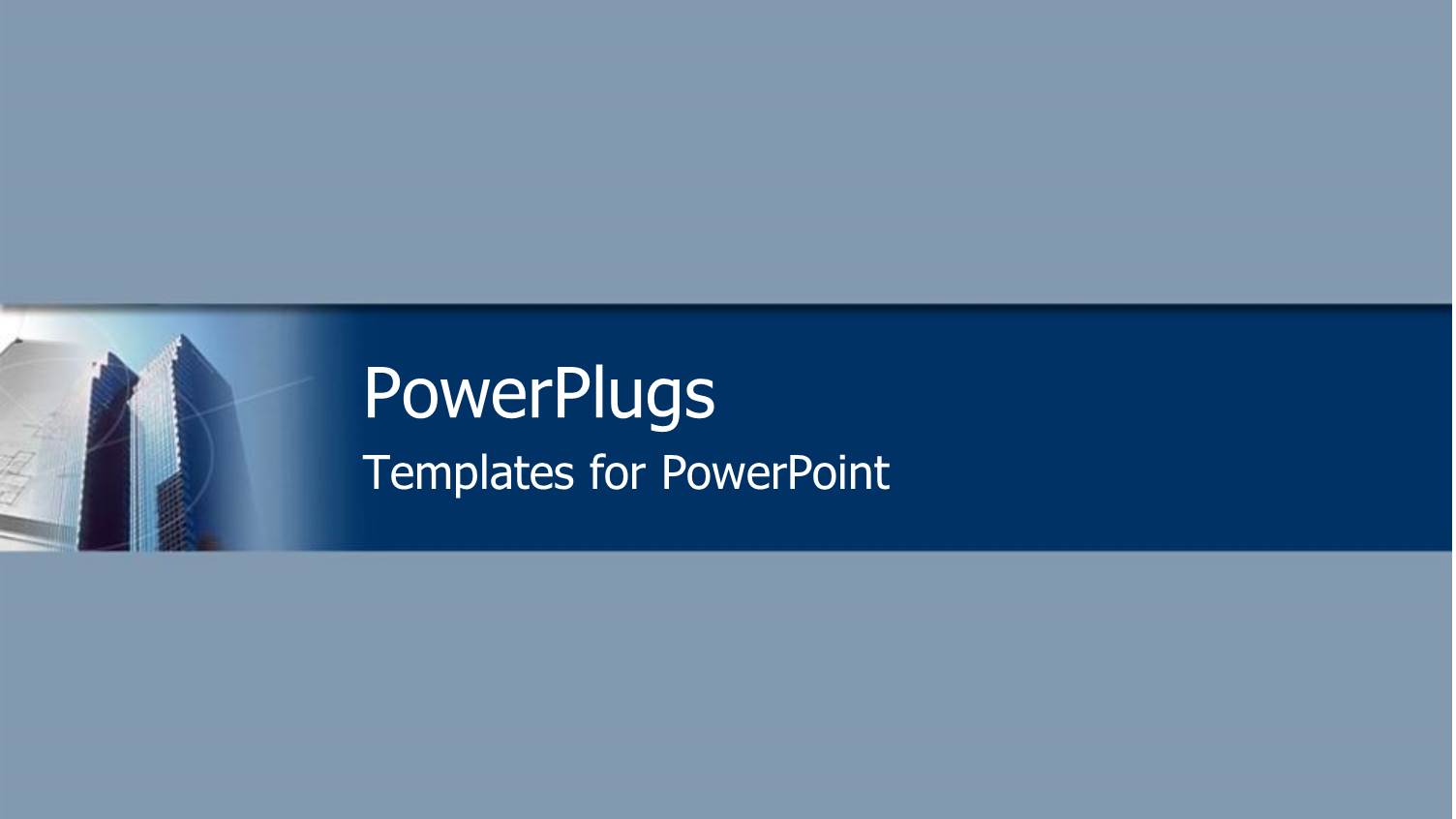 Depiction of a Plain Sky Blue Tile with High Buildings