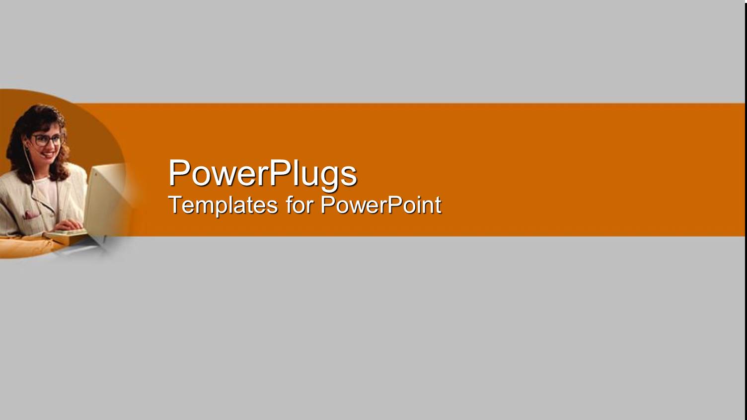 Depiction of Plain White Background with a Smiling Female