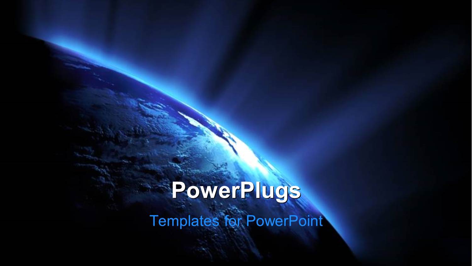 Depiction of Solar System at Night with Sunlight Shinning on Earth Globe