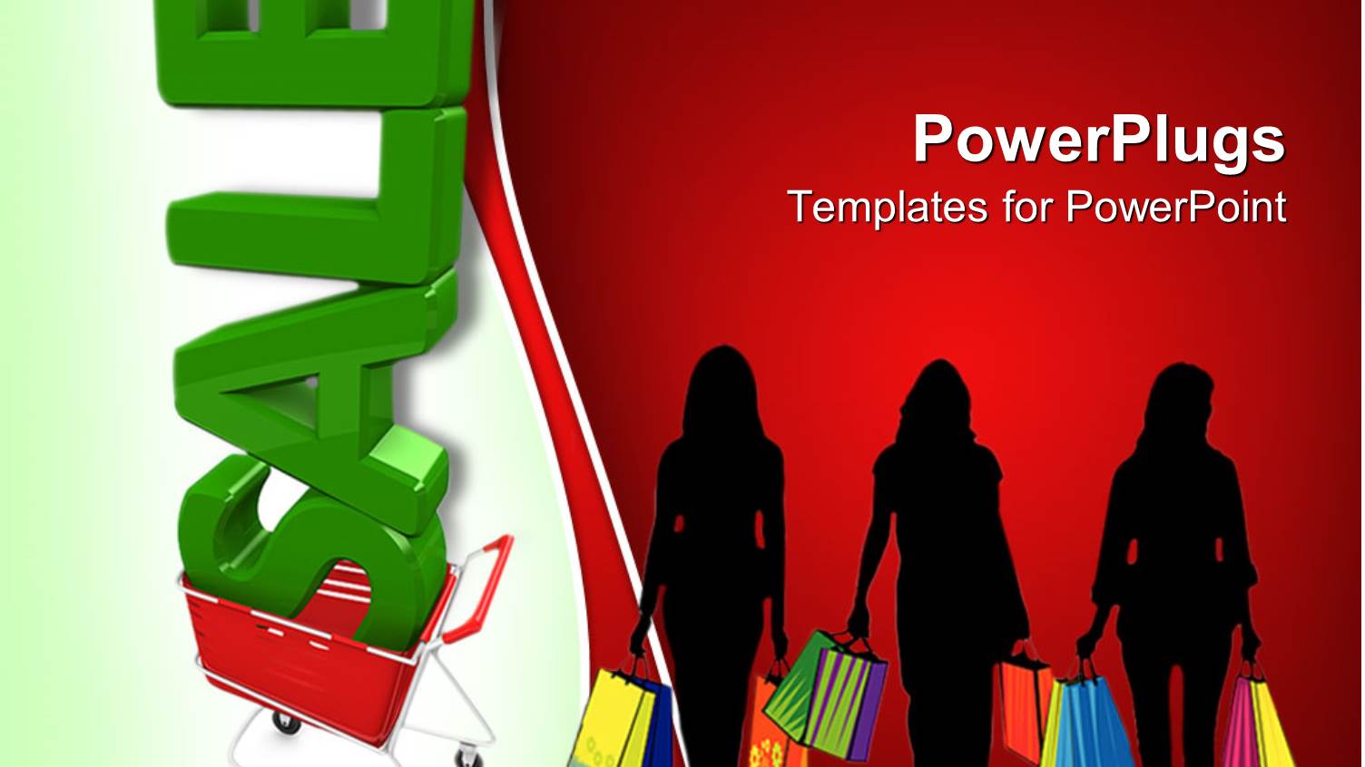 Depiction of Three Females Holding Multi Colored Shopping Bags