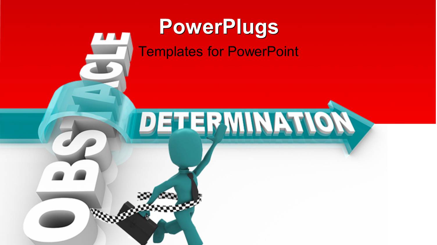 Determined Man Crosses Obstacles and Arrives at Finish Line