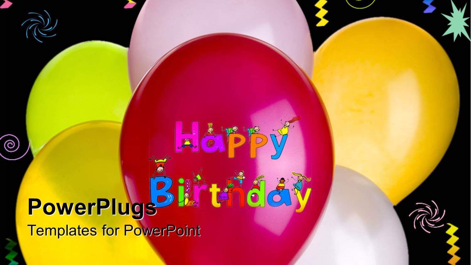 Different Colored Bubbles Inflated for Birthday Party