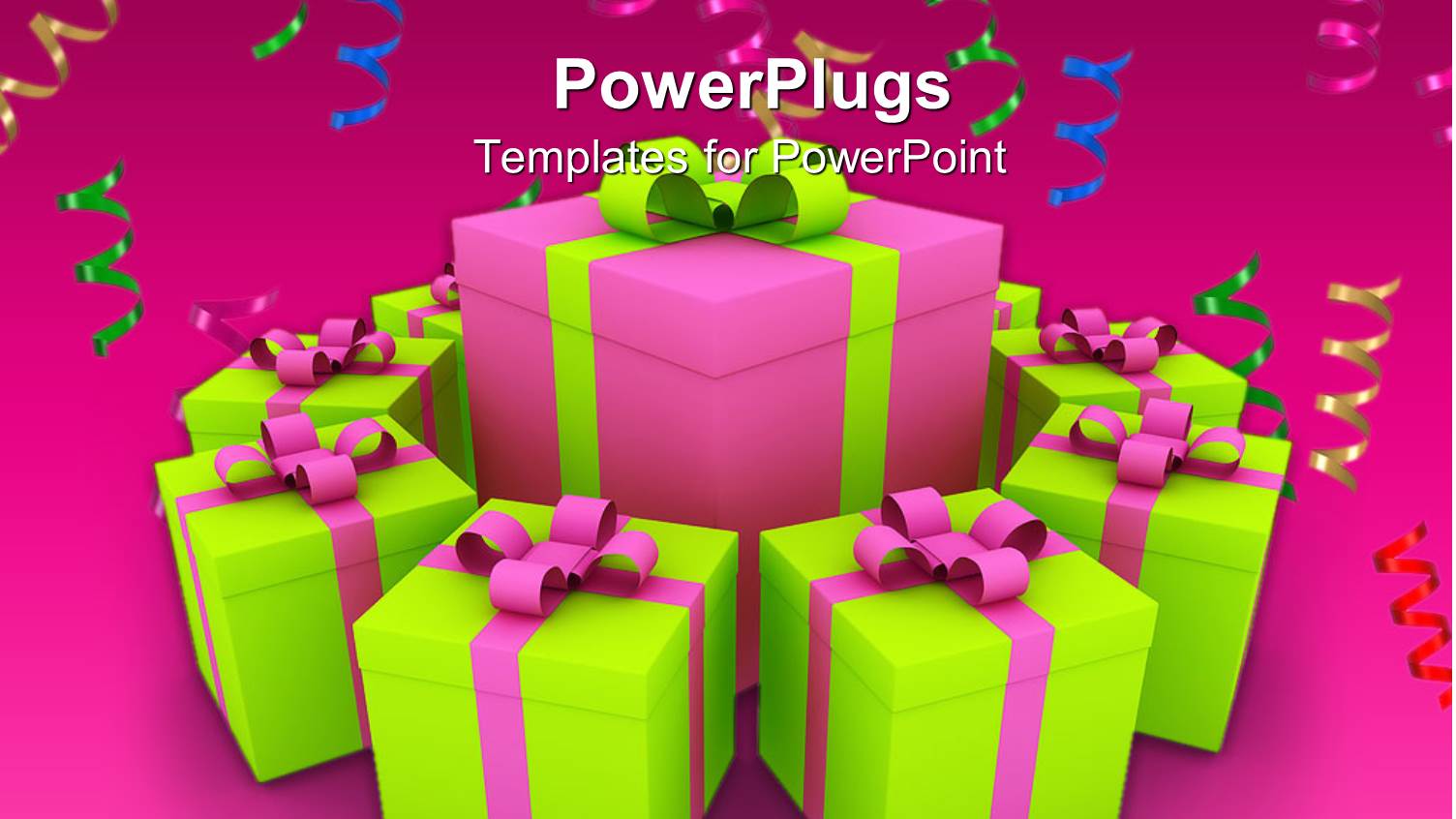 Different Gift Hampers Being Placed in a Circle with the biggest One in the Middle