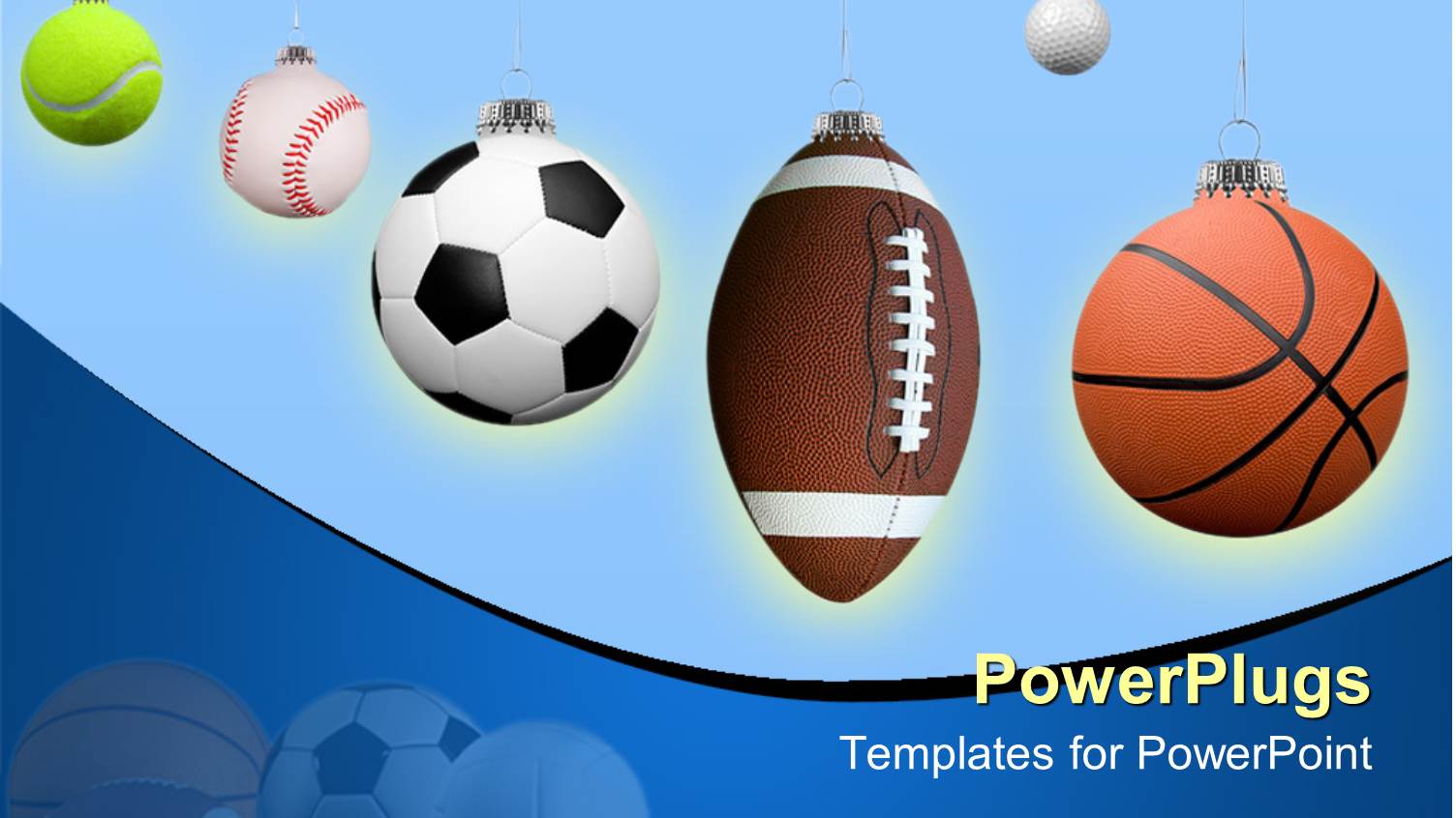 Different Sport Balls Hanging by a Spring from a Cloth Line