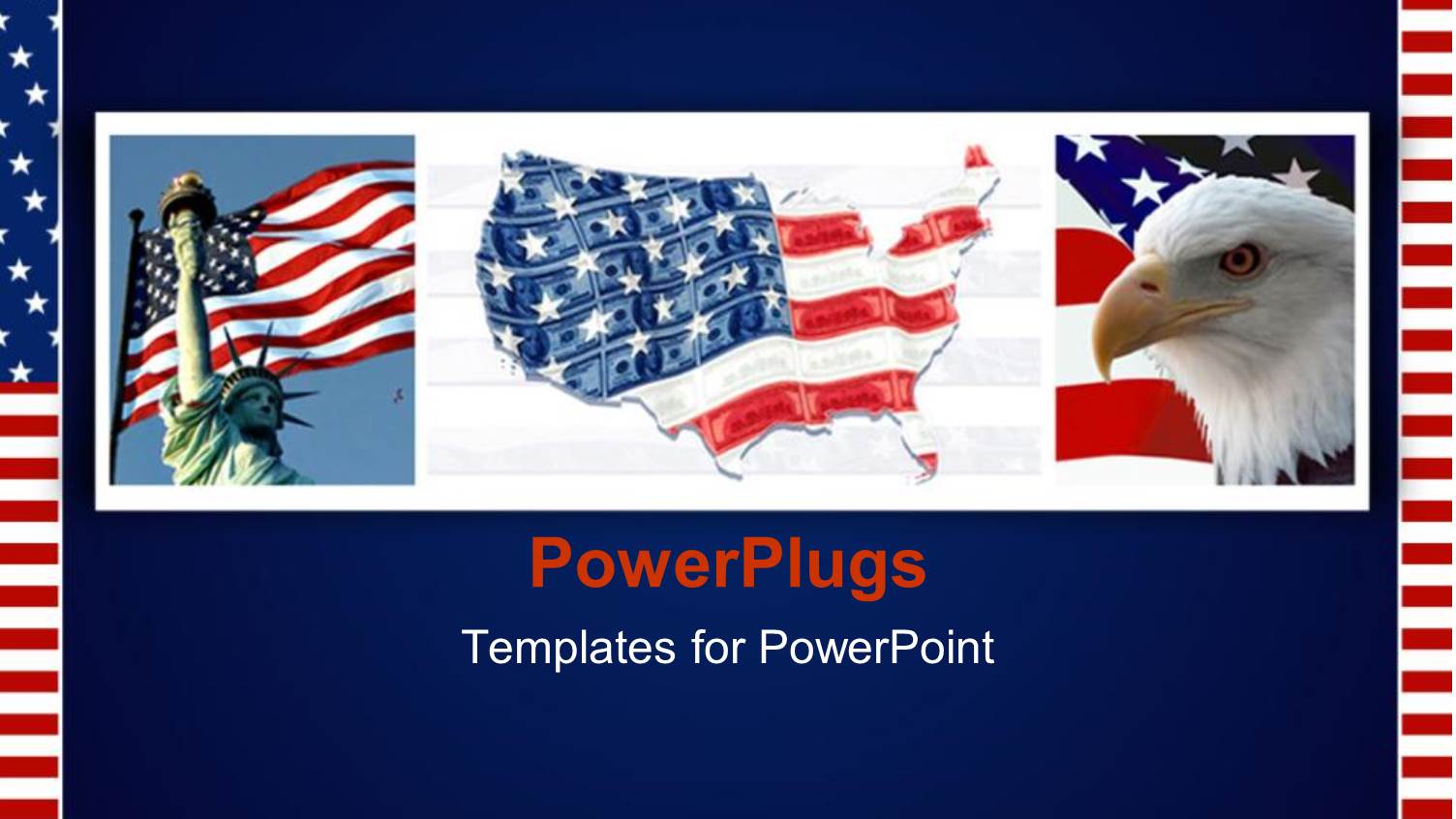 Different Tiles Containing the us Flags and an Eagle