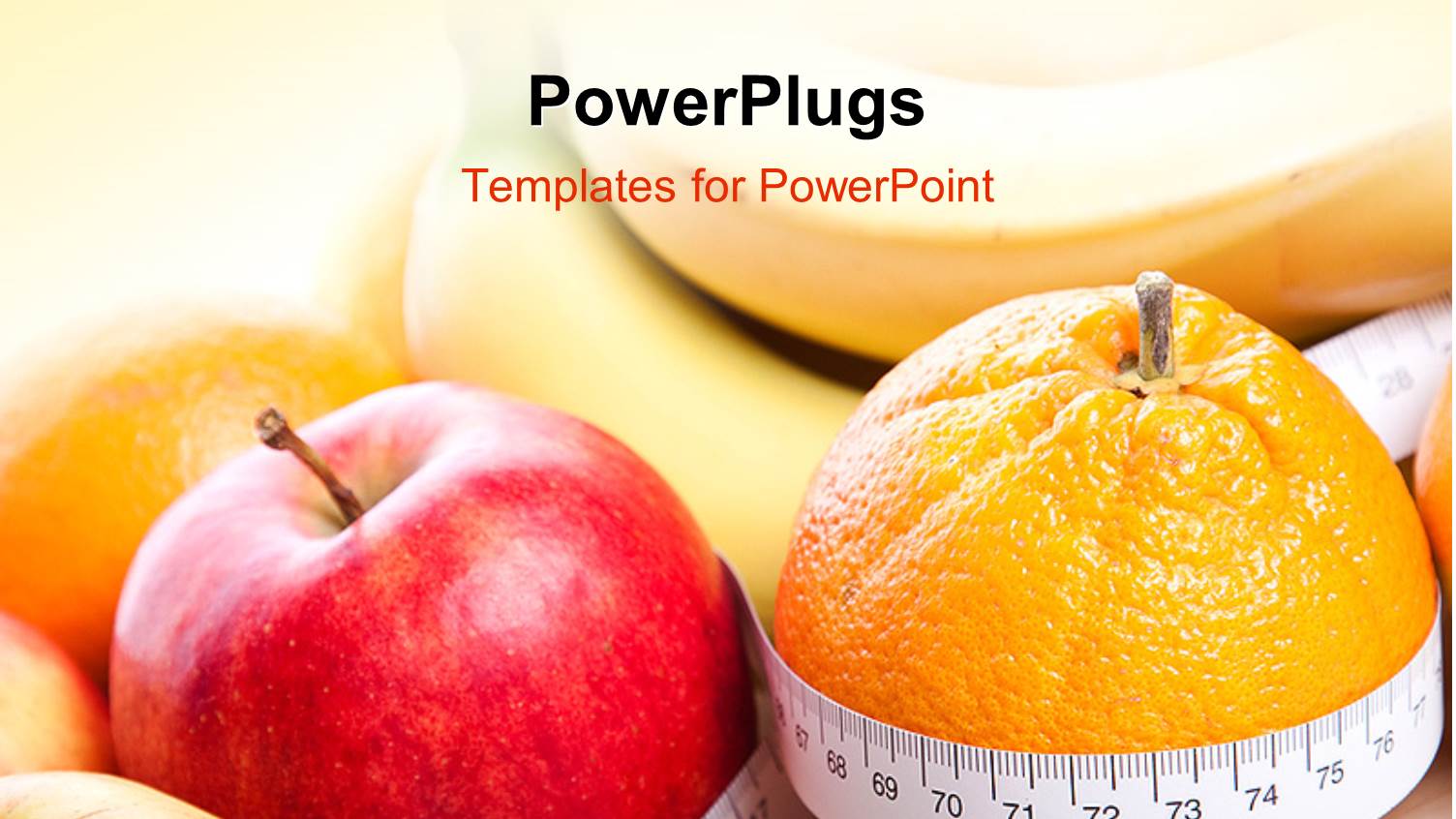 Different Types of Fruits with a Measuring Tape Around them
