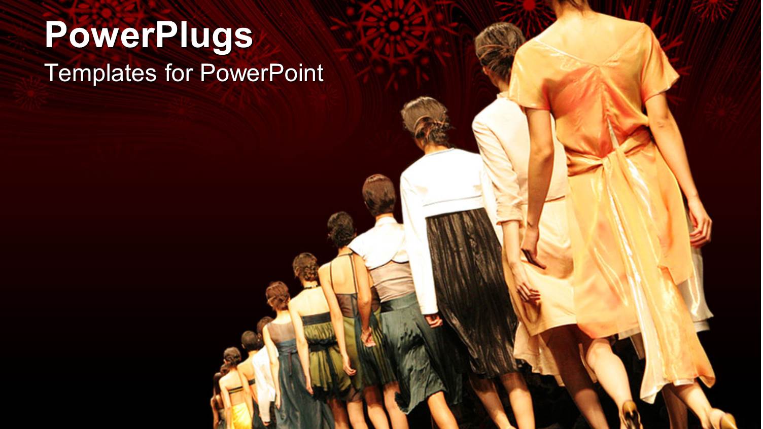 Different Women with High Heels Walking on the Ramp