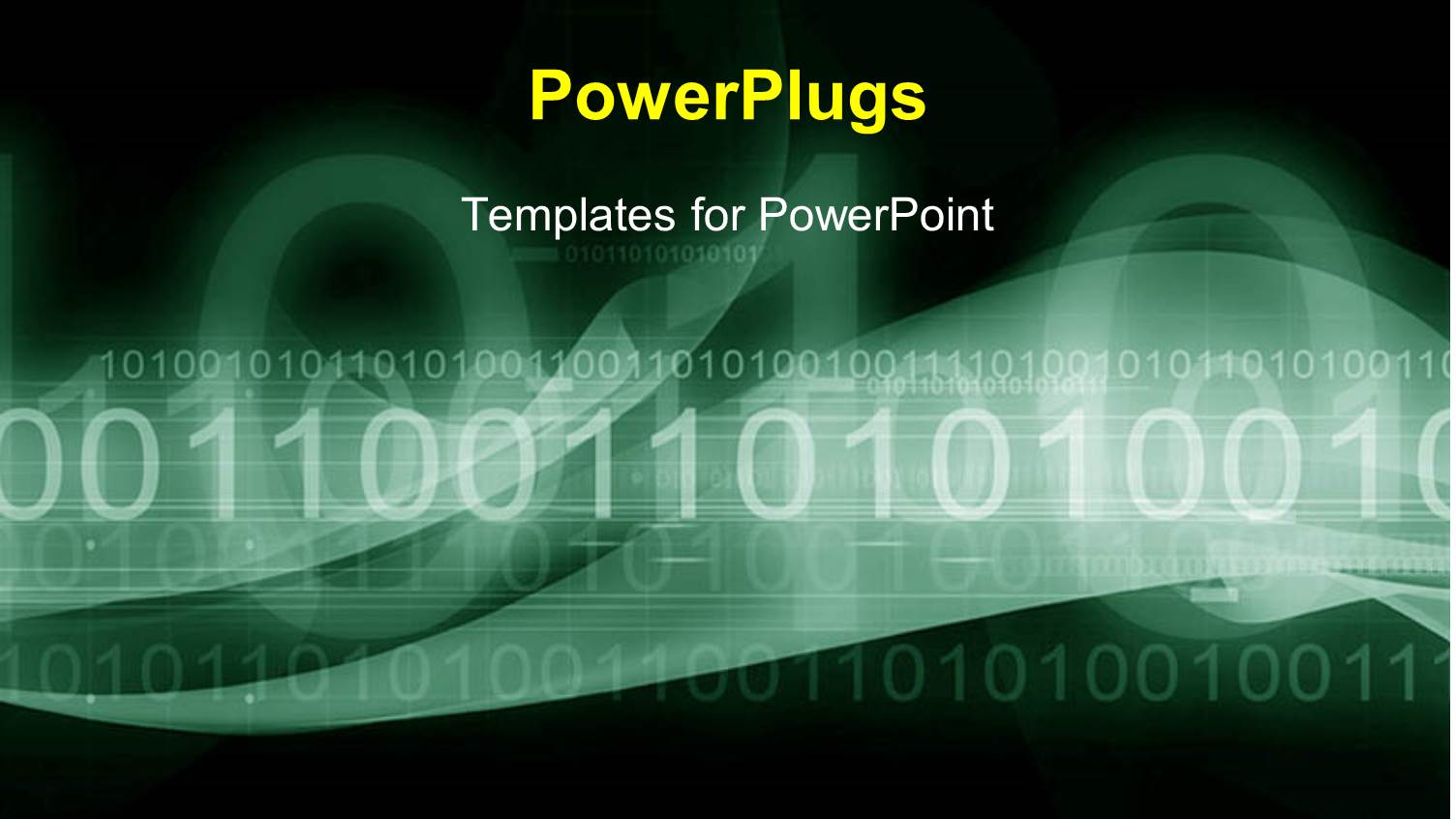 Digital Abstract Binary Colorful Waves with Black Color