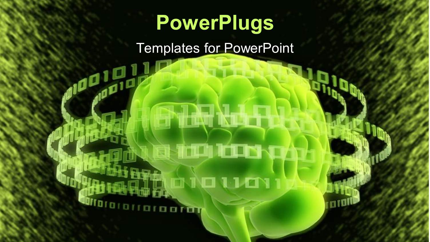 Digital Depiction of Green Brain Gravitated by Binary Rings