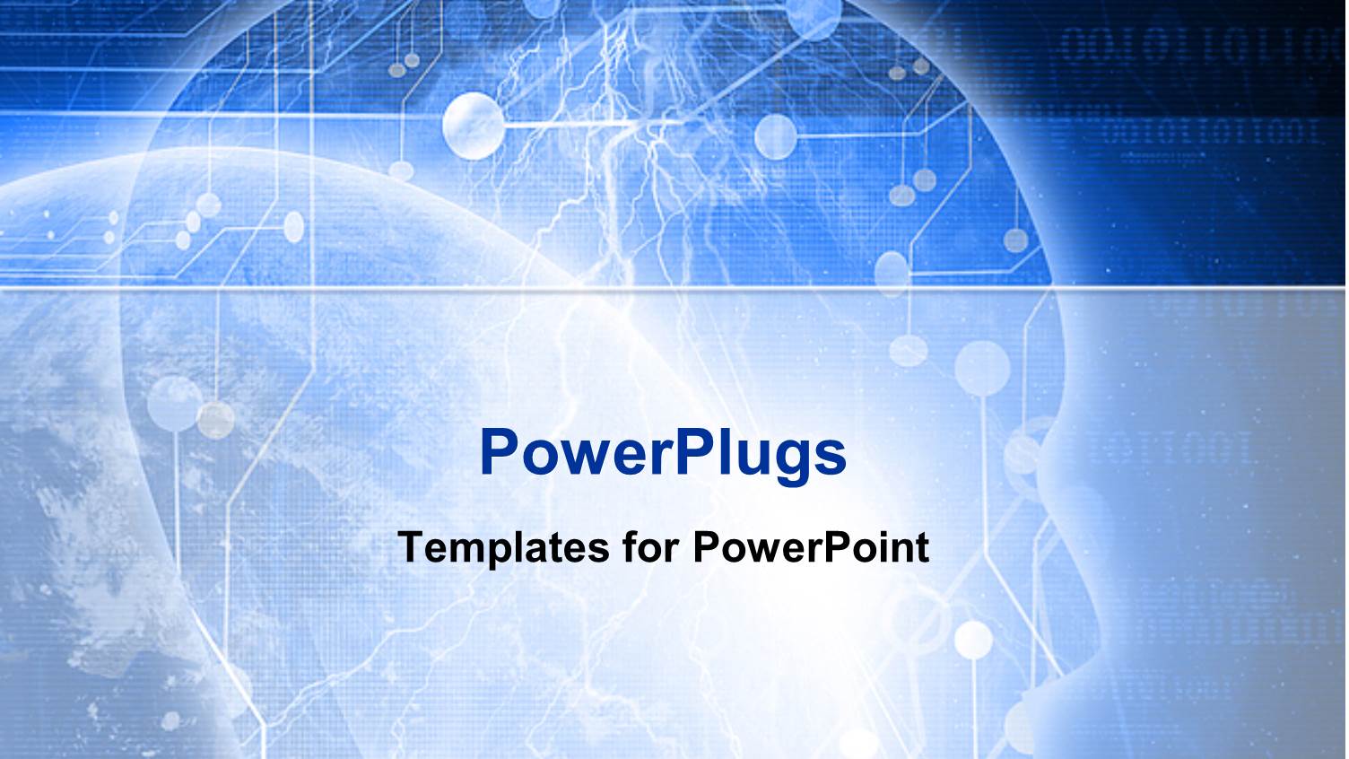 Digital Design Technology Space Humanity and Technology Blue Space Background