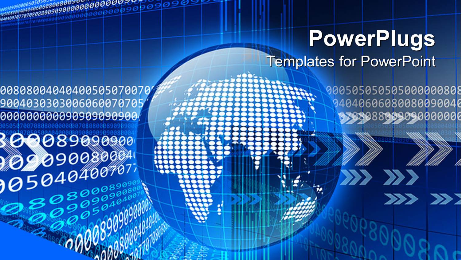 a Digital Globe with Digital Background