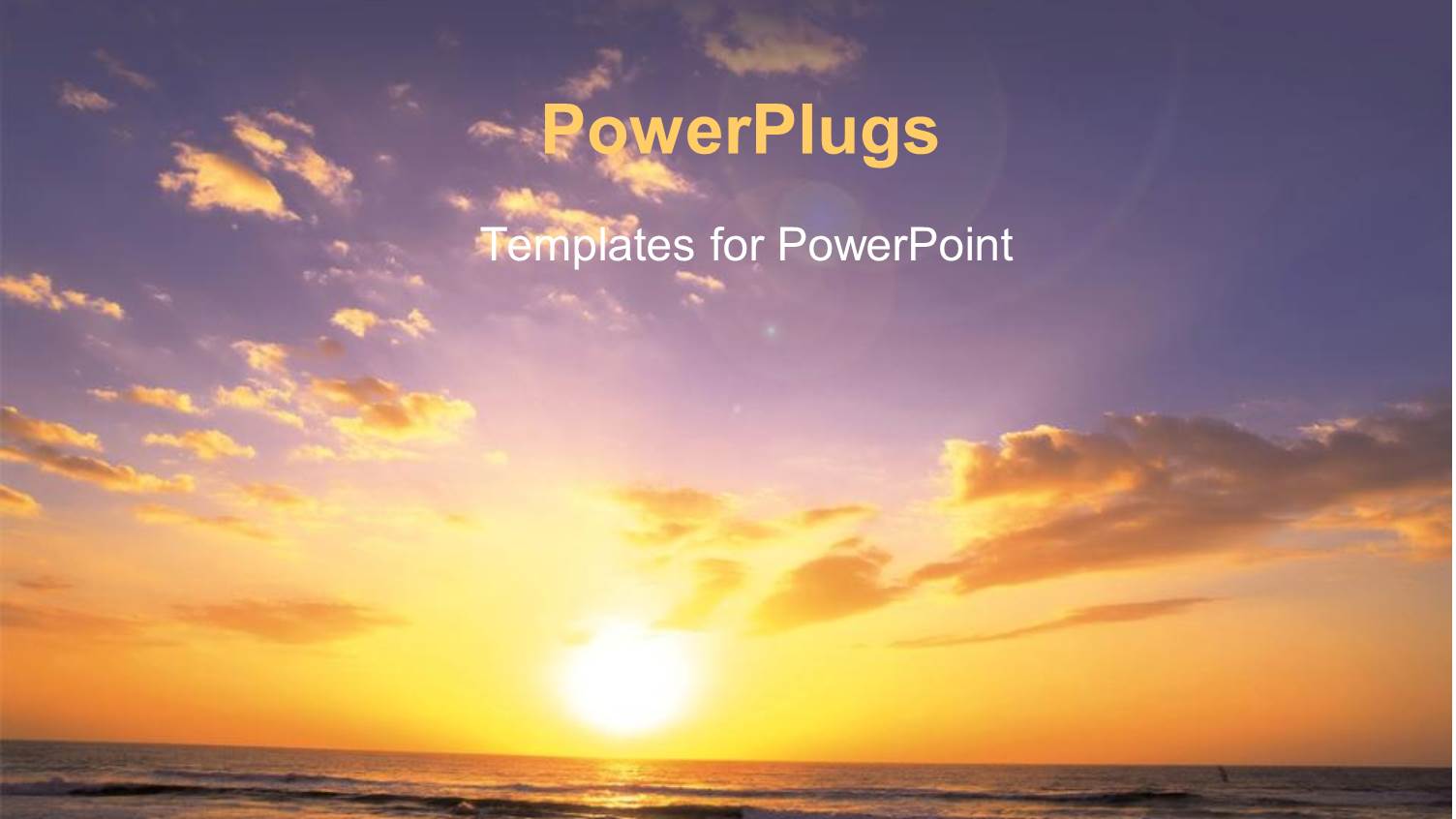 Distant View of Person on Beach at Sunset